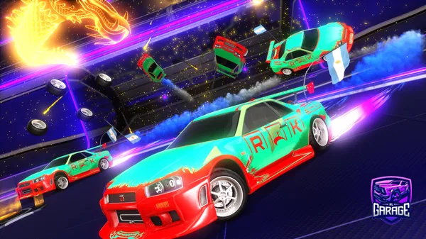 A Rocket League car design from Marcbq22