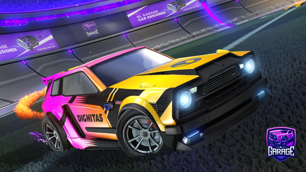 A Rocket League car design from Ginggang