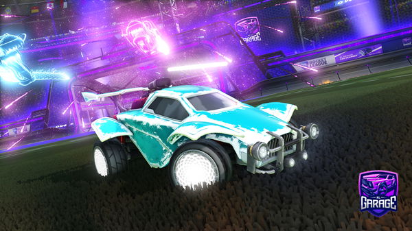 A Rocket League car design from Walverana01