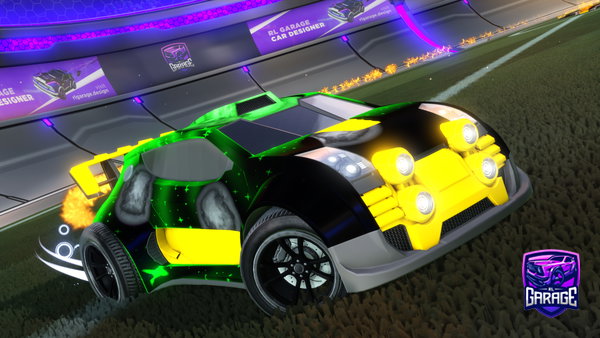 A Rocket League car design from Myswrr