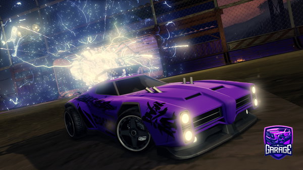 A Rocket League car design from jiinxbtw