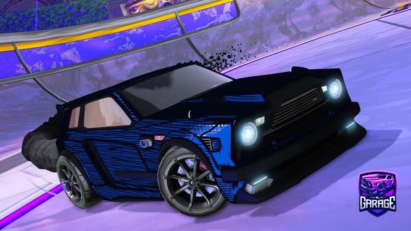 A Rocket League car design from Garou_DzZ