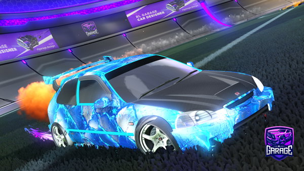 A Rocket League car design from Kles_016