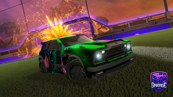 A Rocket League car design from xottikmw