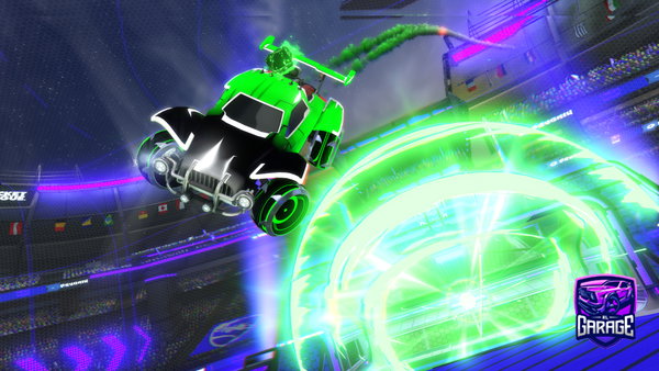 A Rocket League car design from Hudsonite