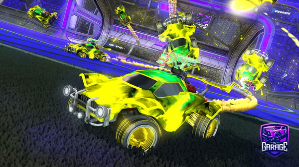 A Rocket League car design from FlxZ-Side