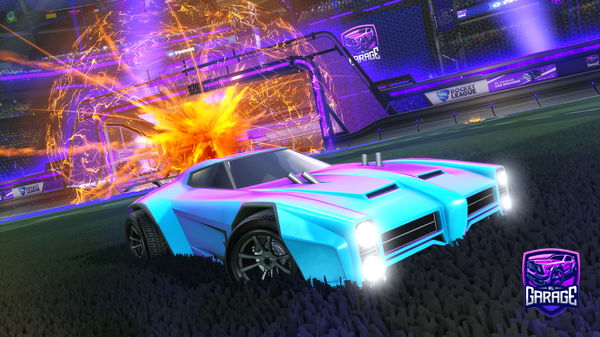 A Rocket League car design from BatoGGF