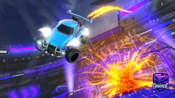 A Rocket League car design from Boosterj11