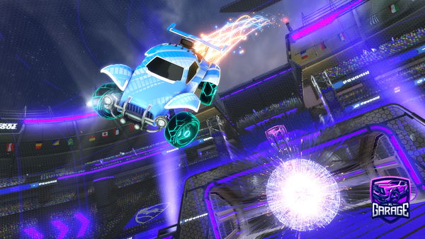 A Rocket League car design from CATASTROFYE