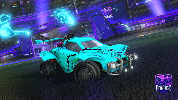 A Rocket League car design from Vxlues