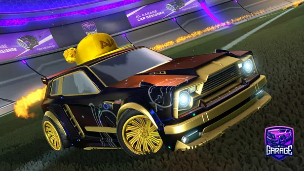 A Rocket League car design from -Fl1NT-
