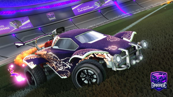 A Rocket League car design from Caillou_894