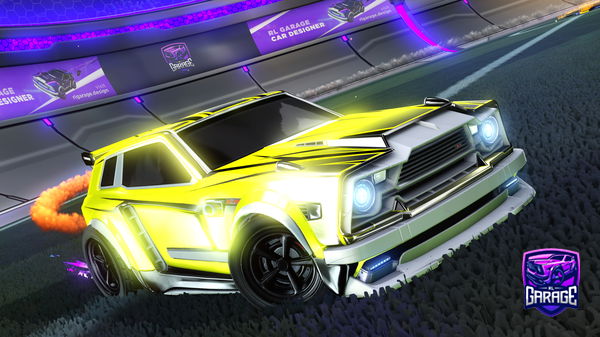A Rocket League car design from EL_ZENOX