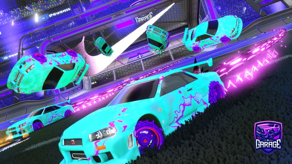 A Rocket League car design from Carburator2881