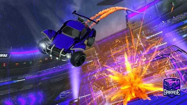 A Rocket League car design from SKYBLUEARMY