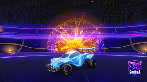 A Rocket League car design from Freetina03