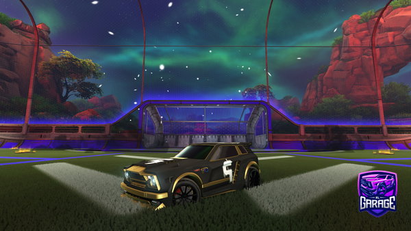 A Rocket League car design from Dropshotiux