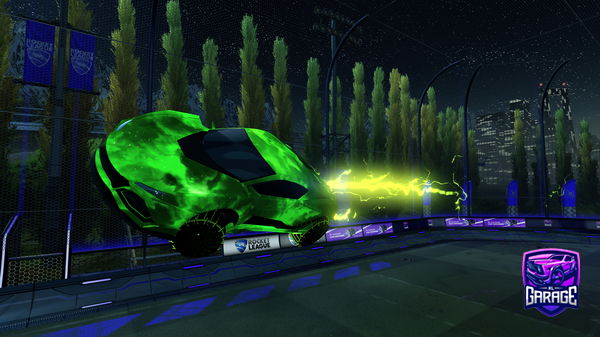 A Rocket League car design from DJ_EM3RALD