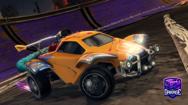 A Rocket League car design from senseiajay