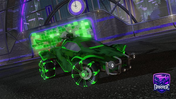 A Rocket League car design from R3DACTED
