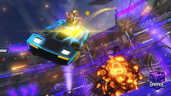 A Rocket League car design from Dimzers