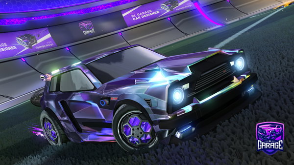 A Rocket League car design from Idkto