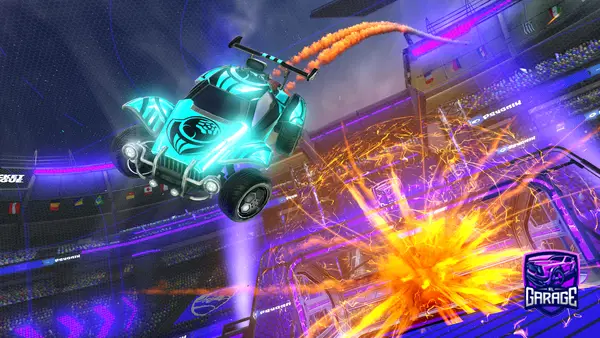 A Rocket League car design from Justsacca