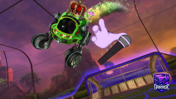 A Rocket League car design from Ntr0