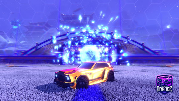 A Rocket League car design from mint999