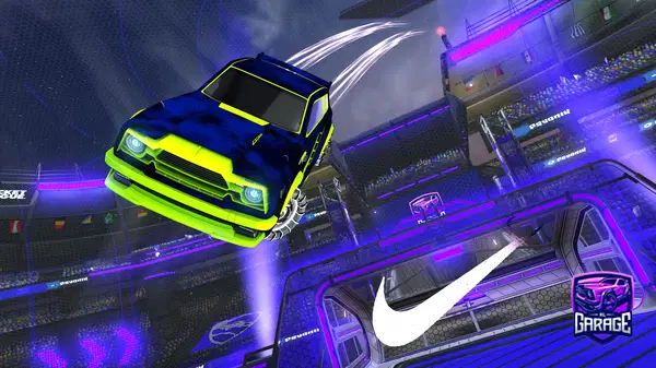 A Rocket League car design from EmeraldMasterXD