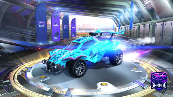 A Rocket League car design from peachhysteria