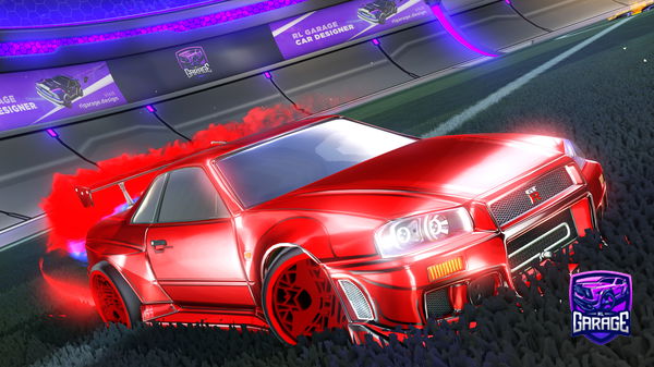 A Rocket League car design from NaDez33