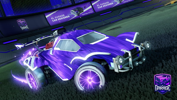 A Rocket League car design from bujlay