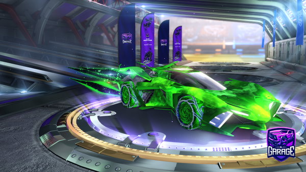 A Rocket League car design from FL4YC0N