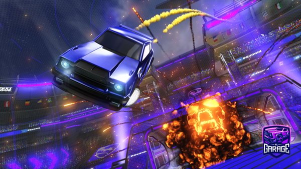 A Rocket League car design from FahadFHD110