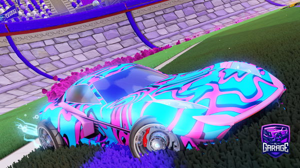 A Rocket League car design from catslikecheese2