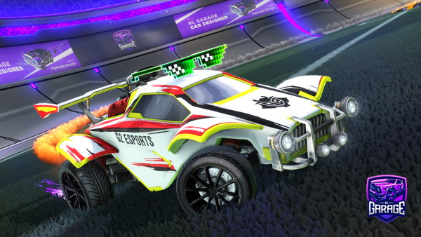 A Rocket League car design from Zxlyz9410