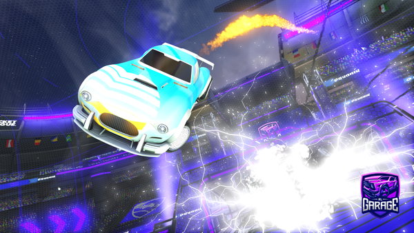 A Rocket League car design from obanaionbankai