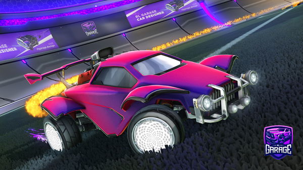 A Rocket League car design from Fifoludek