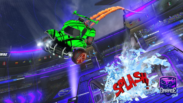 A Rocket League car design from coop22