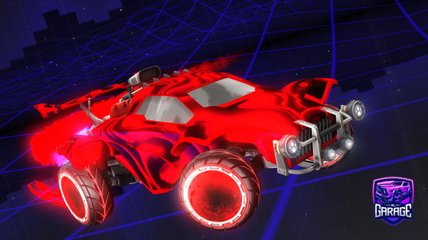 A Rocket League car design from FireSchorcher