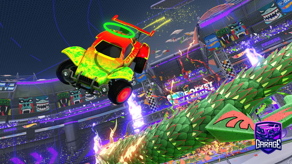 A Rocket League car design from Soubhaan