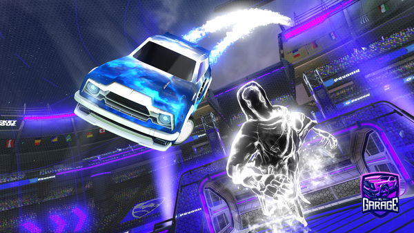 A Rocket League car design from Kanaturyee