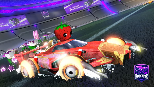 A Rocket League car design from pixl_