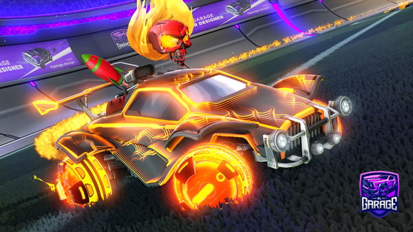 A Rocket League car design from policeman555