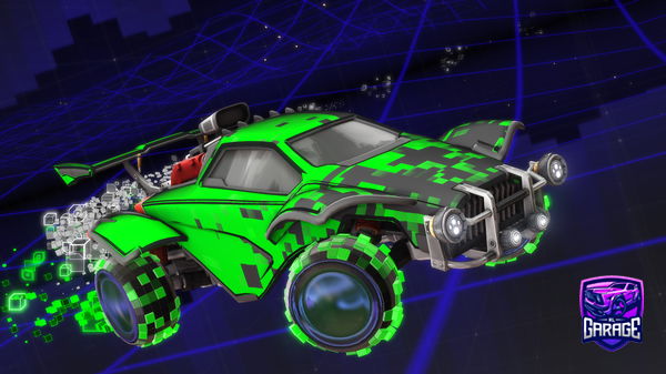 A Rocket League car design from glitchyrl