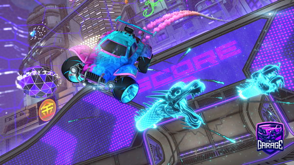 A Rocket League car design from Nov_axo