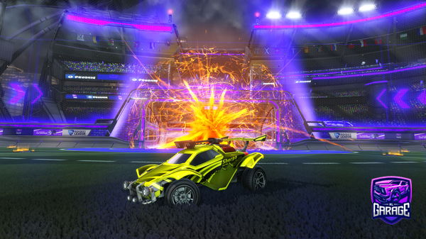 A Rocket League car design from o_lightningx