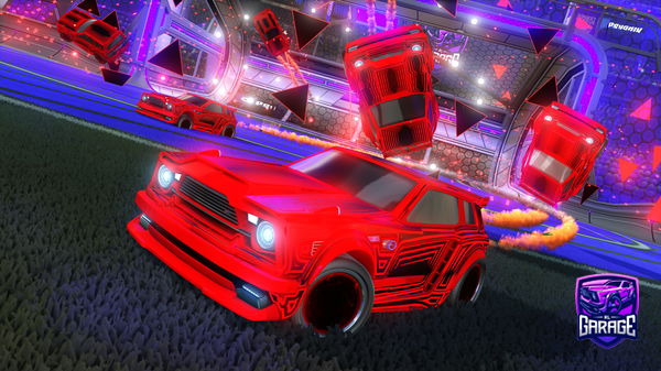 A Rocket League car design from HatariCine