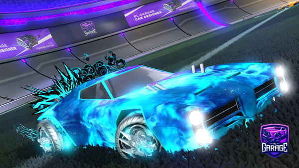 A Rocket League car design from knightyknightly